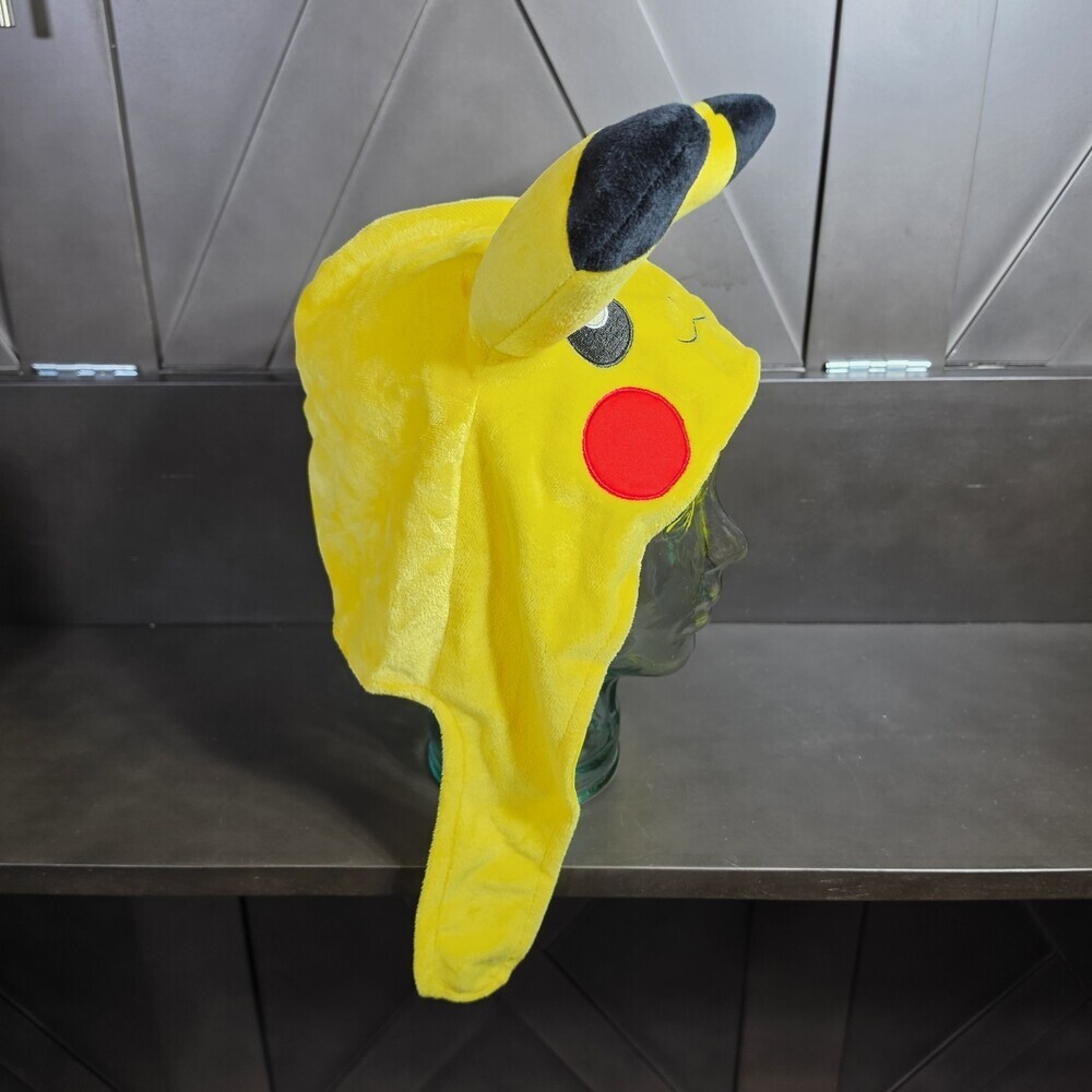 Pokémon Pikachu Beanie Costume Head Piece Hat Youth One Size - Picture 6 of 8